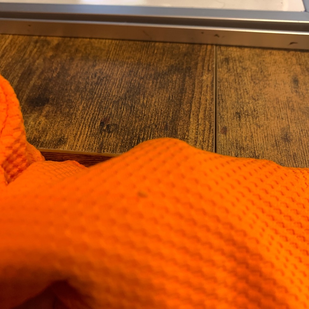 Beach Riot Thora Skort XS Orange Sport Tennis Honeycomb Textured Bold Bright - Picture 9 of 11